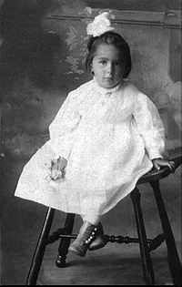 Catherine J. Areni as a child.